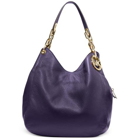 michael kors dark purple bag|michael kors purple shoulder bags.